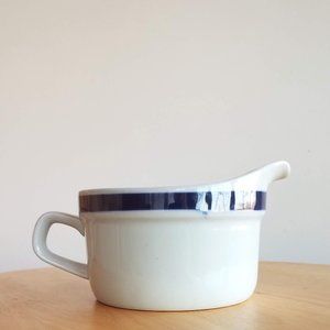 Blue Monterrey Stoneware Gravy Boat